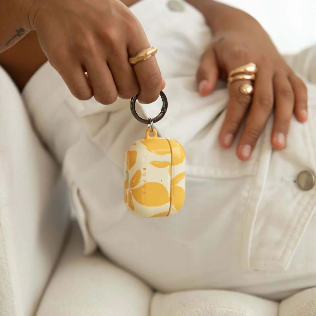 Burga Airpods Case for Airpods 4 Lemon Tart