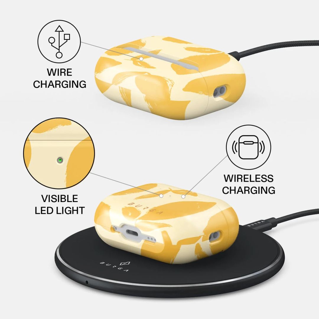 Burga Airpods Case for Airpods Pro 3 Lemon Tart