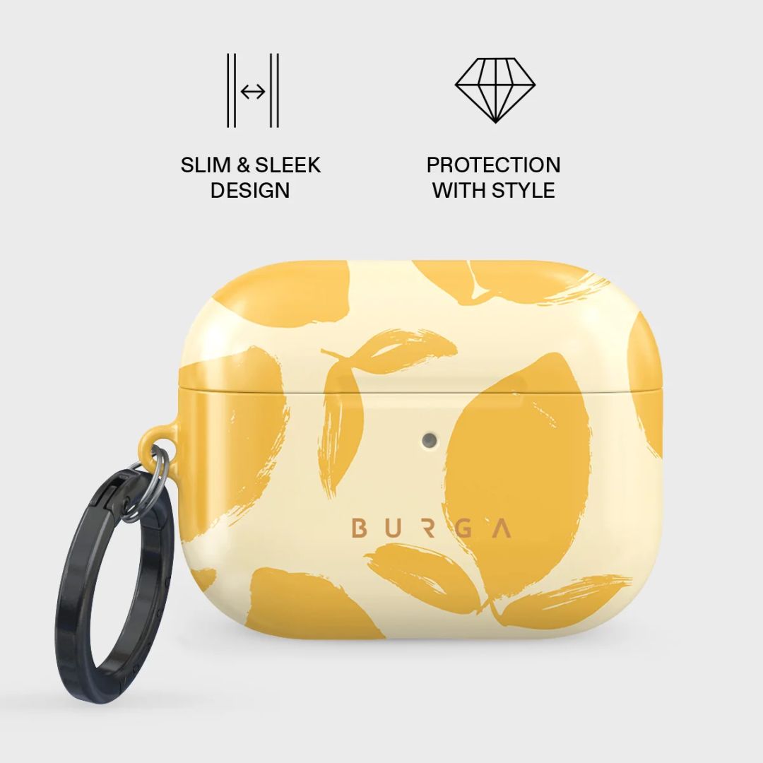 Burga Airpods Case for Airpods Pro 3 Lemon Tart