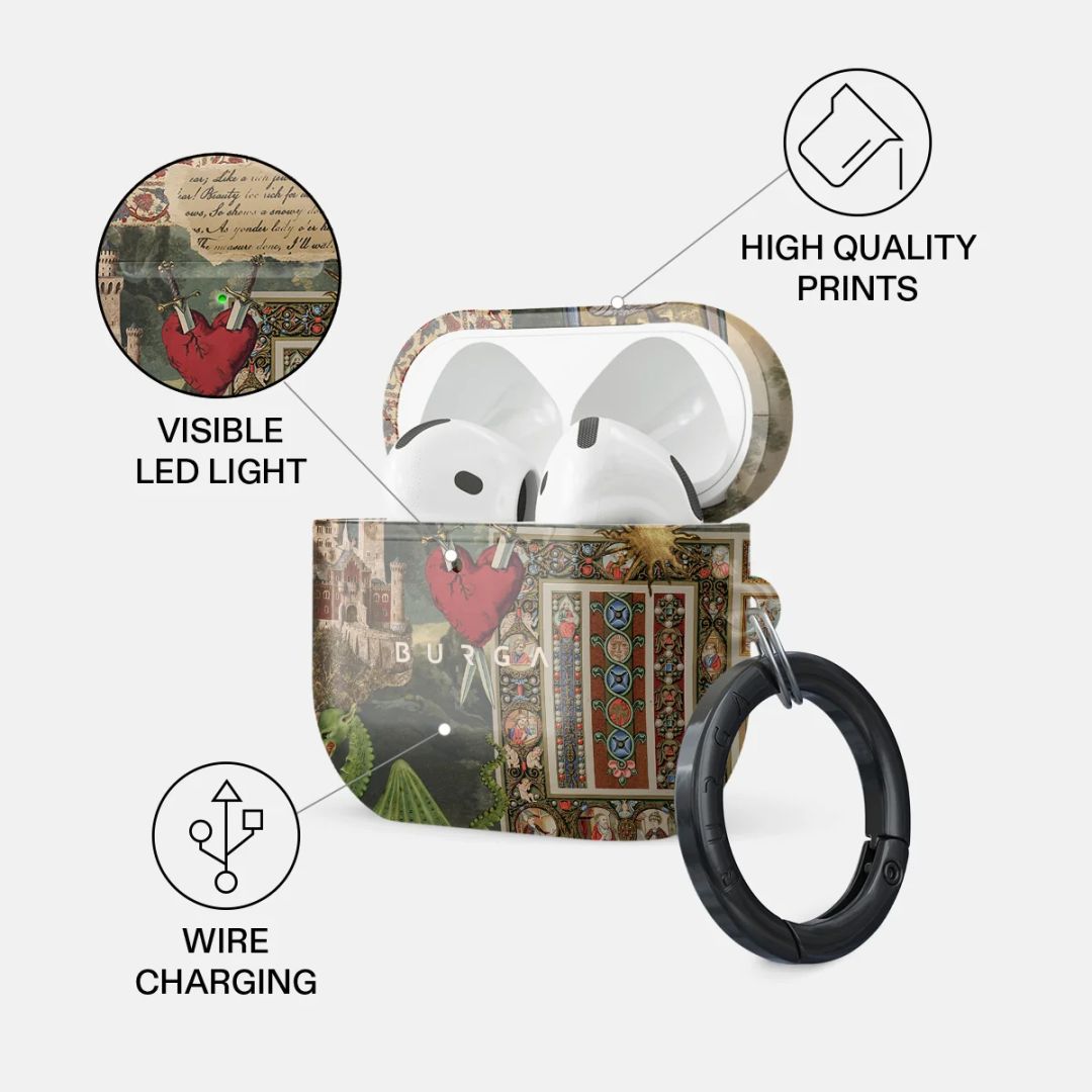 Burga Airpods Case for Airpods 4 Oath
