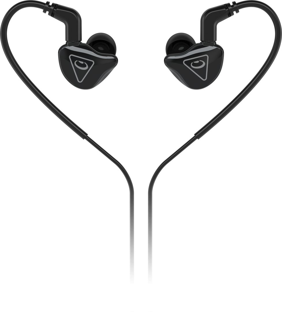 Behringer MO240 Studio Monitoring Earphones with Dual Hybrid Drivers Black