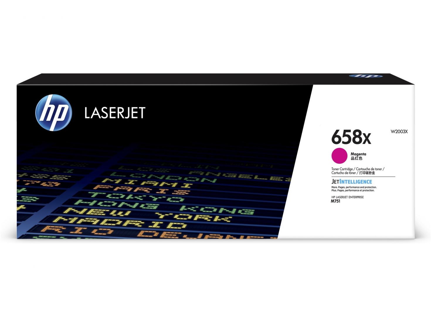 HP 658X Magenta toner