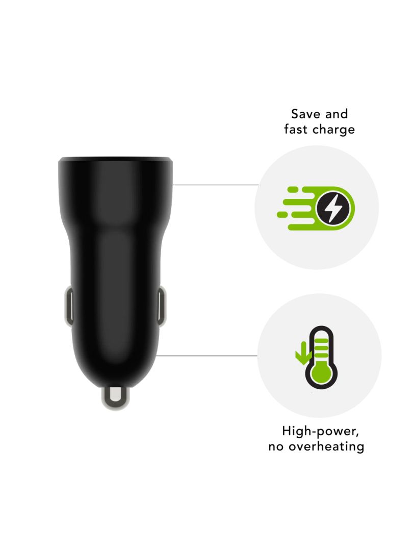 dbramante1928 re-charge Car Charger USB-A 18W Black