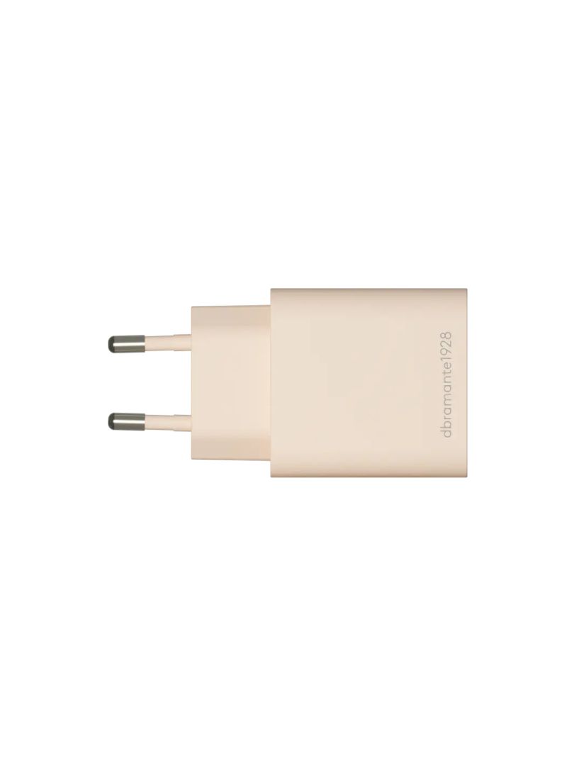 dbramante1928 re-charge EU Wall Charger USB-C 20W+USB-A 18W Beige
