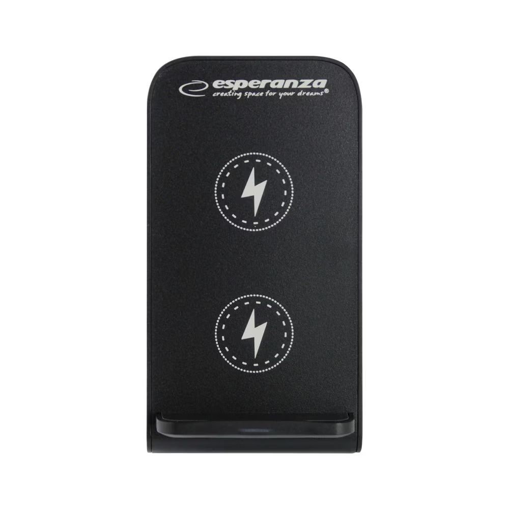 Esperanza Photon Wireless Charger Desk Stand for Phone Black