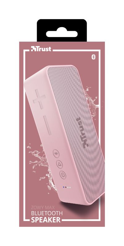 Trust Zowy Max Stylish Bluetooth Wireless Speaker Pink