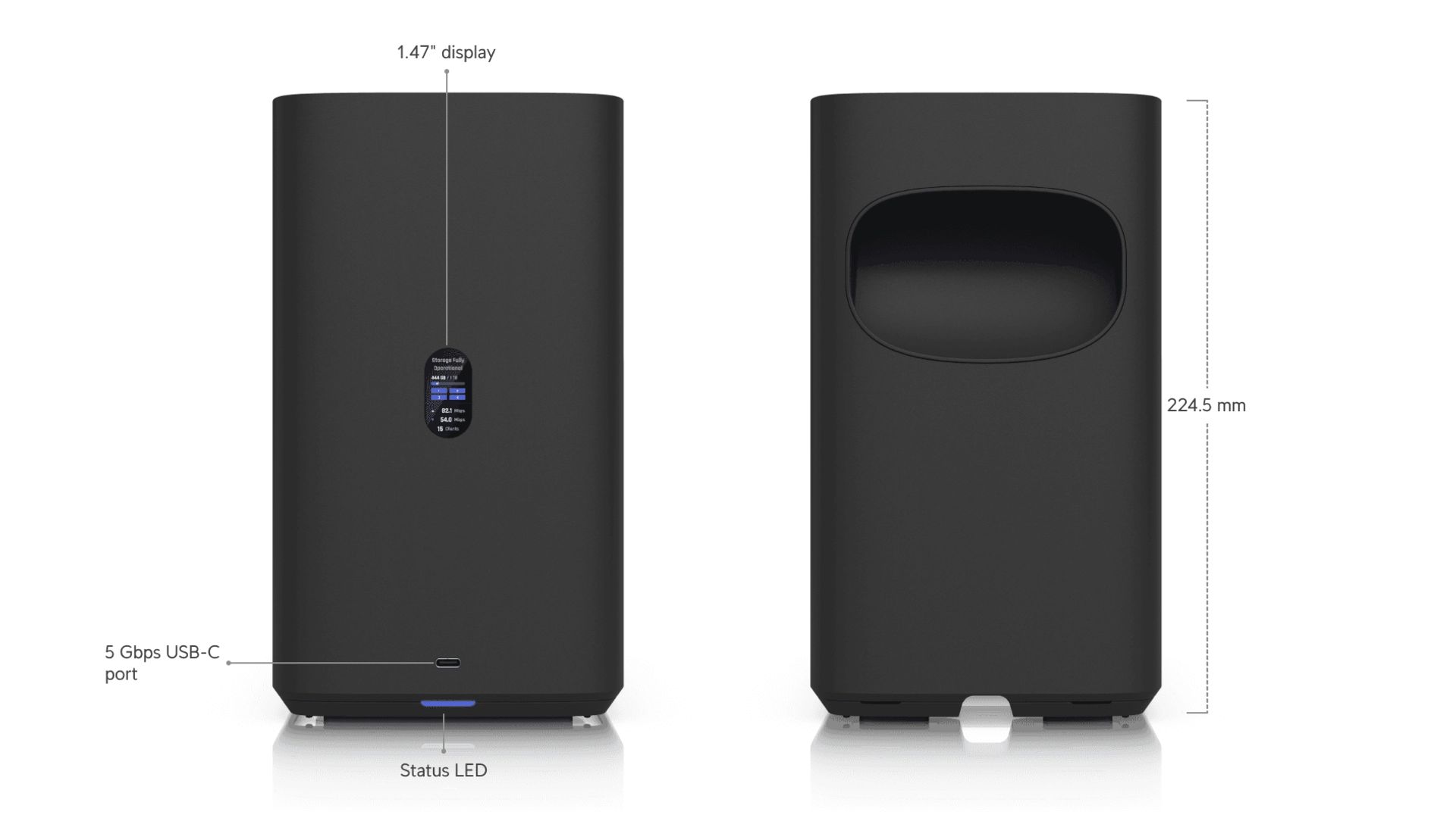 Ubiquiti UNAS 4 (4GB) (4xHDD + 2xM.2 SSD) Black