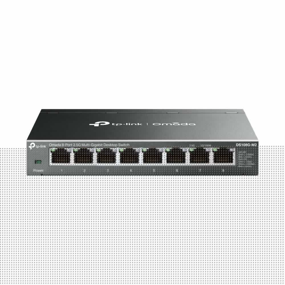TP-Link DS108G-M2 Omada 8-Port 2.5G Multi-Gigabit Unmanaged Desktop Switch