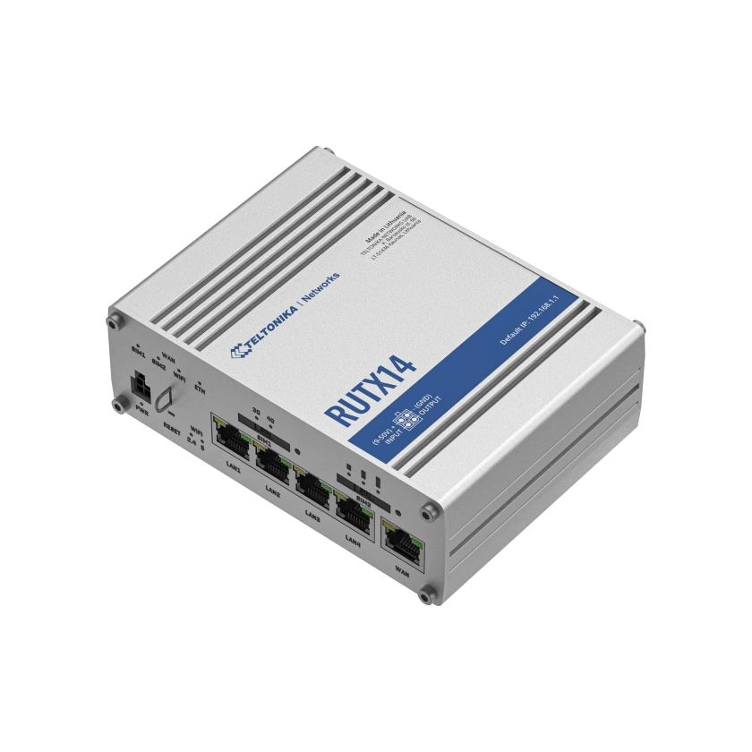 Teltonika RUTX14 4G LTE CAT12 Industrial Cellular Router