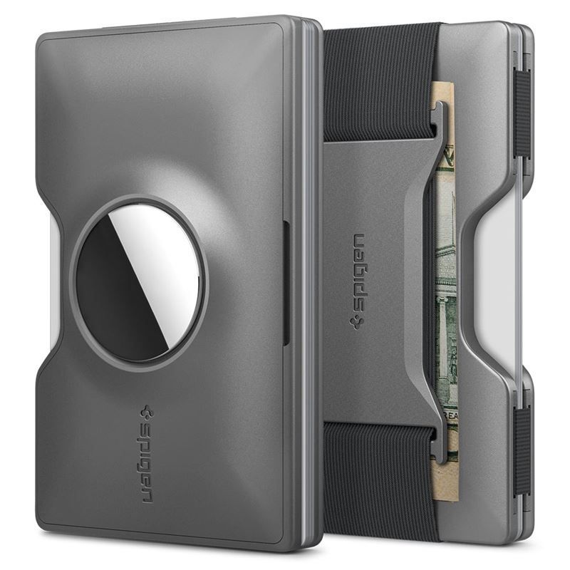 Spigen Wallet S Card Holder AirTag Gunmetal