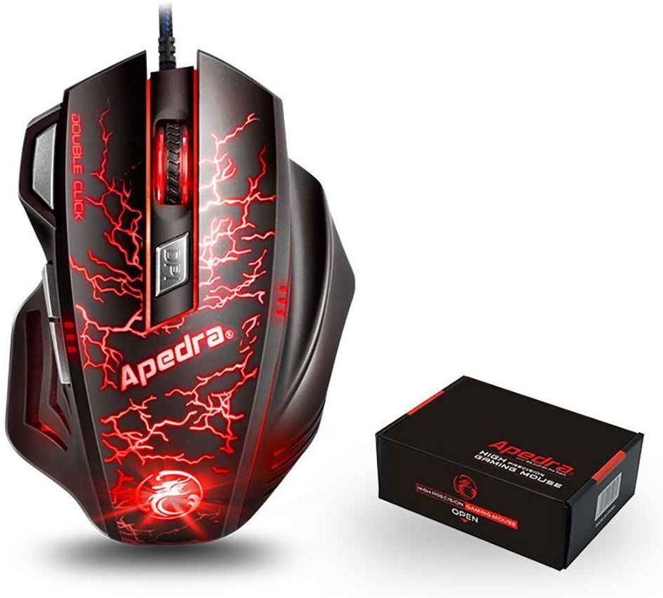 Apedra A7 Gamer Black/Red
