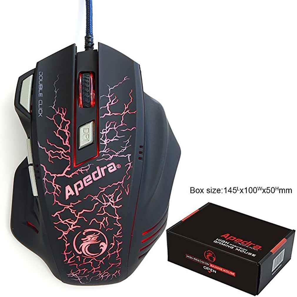 Apedra A7 Gamer Black/Red