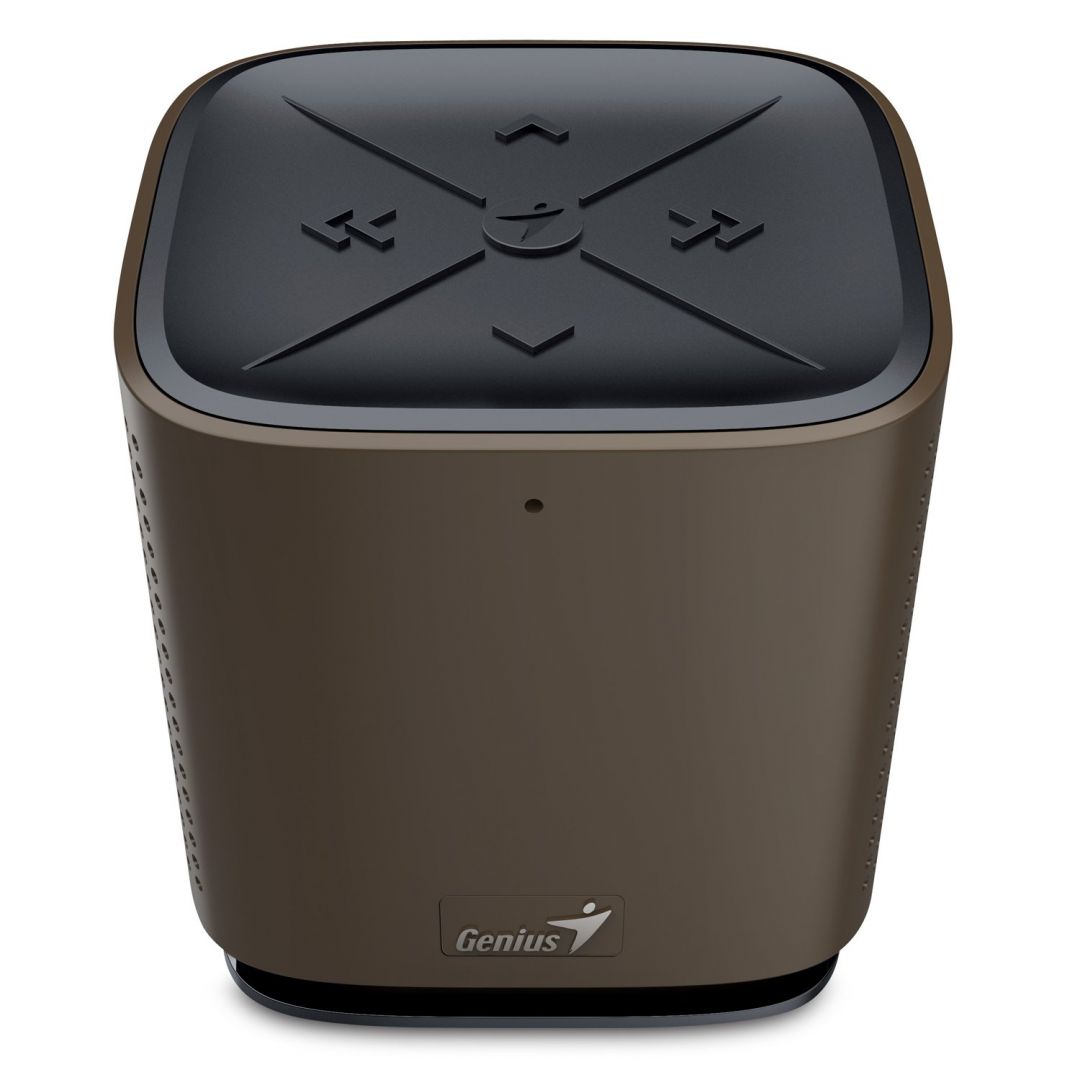 Genius SP-925BT Portable Bluetooth Speaker Chocolate Brown