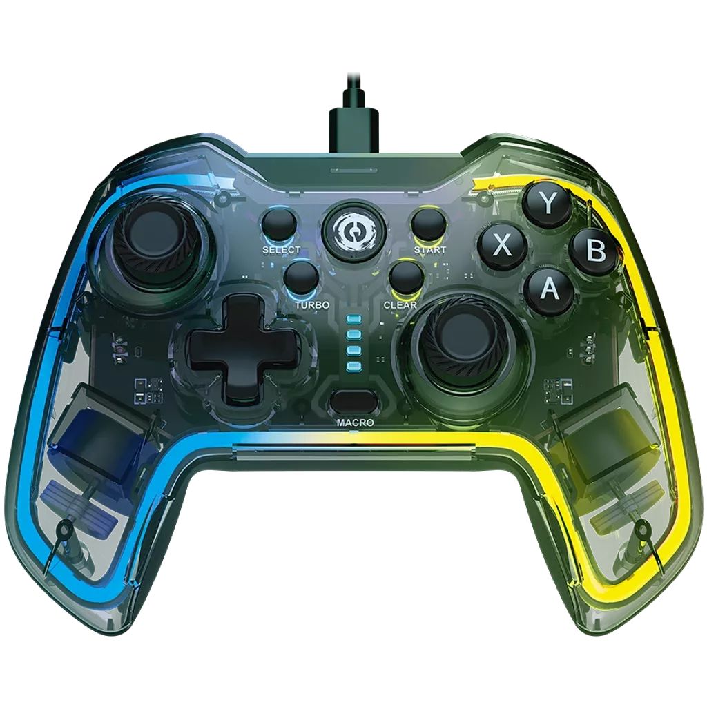 Canyon Wired Brighter GP-02 USB-C Gamepad Crystal