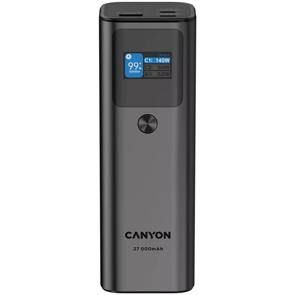 Canyon CNE-CPB2010DG 27000mAh PowerBank Dark Gray