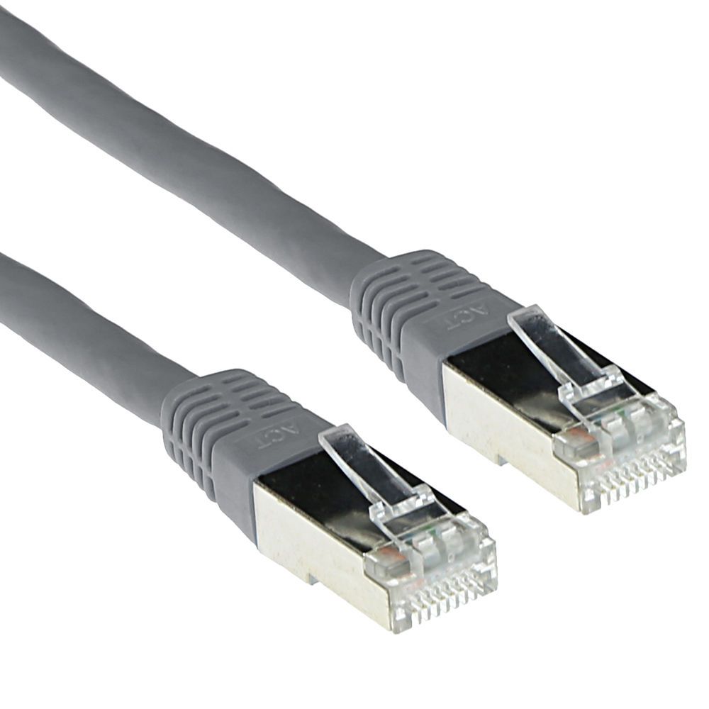ACT CAT5e F-UTP Patch Cable 15m Grey