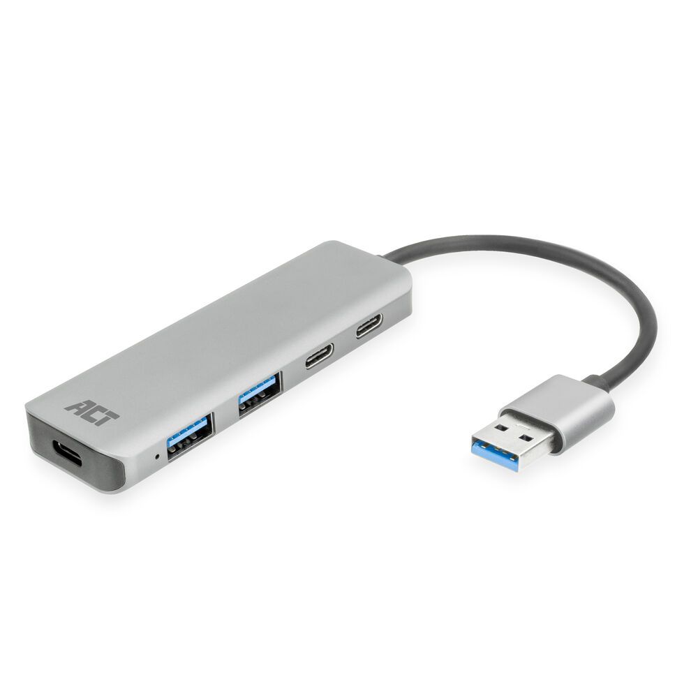 ACT AC6125 4-portos USB3.0 HUB Grey