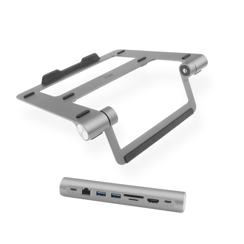 ACT AC8125 Laptopállvány levehető dokkolóállomással