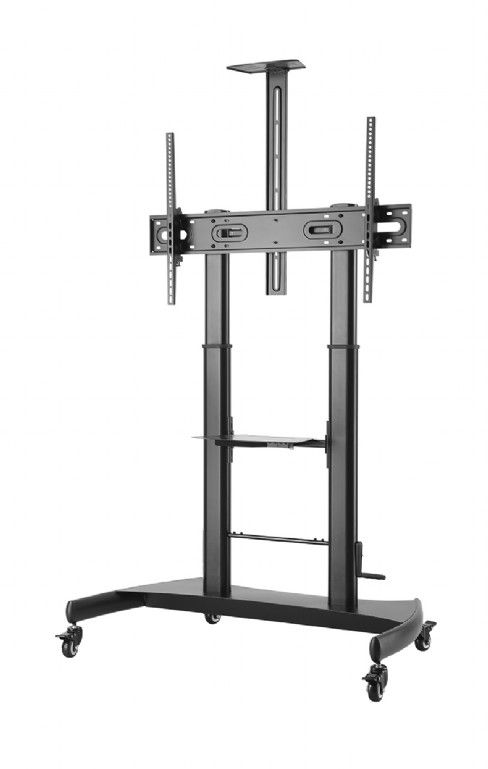 Gembird TVS-100T-02 Height adjustable TV floor stand with caster wheels 60