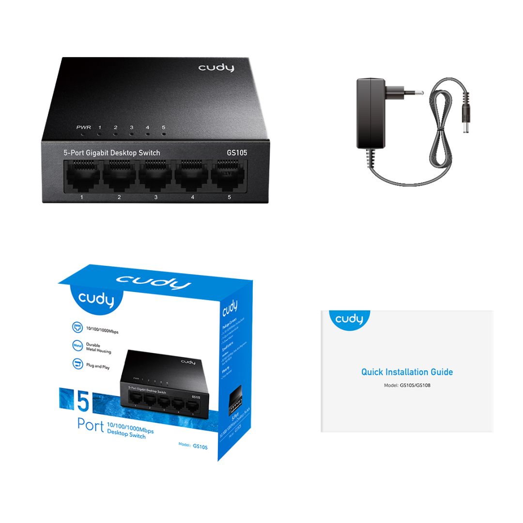 Cudy 5-Port Gigabit Desktop Switch