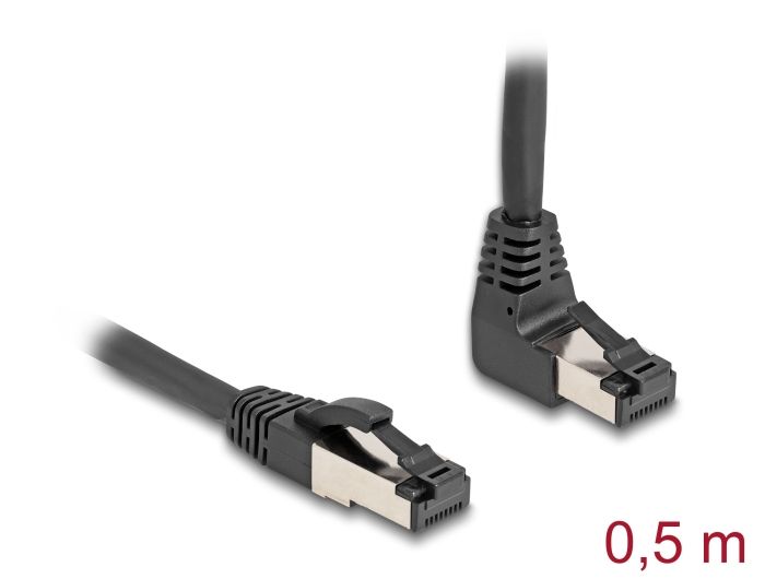 DeLock CAT8.1 S-FTP Patch Cable 0,5m Black