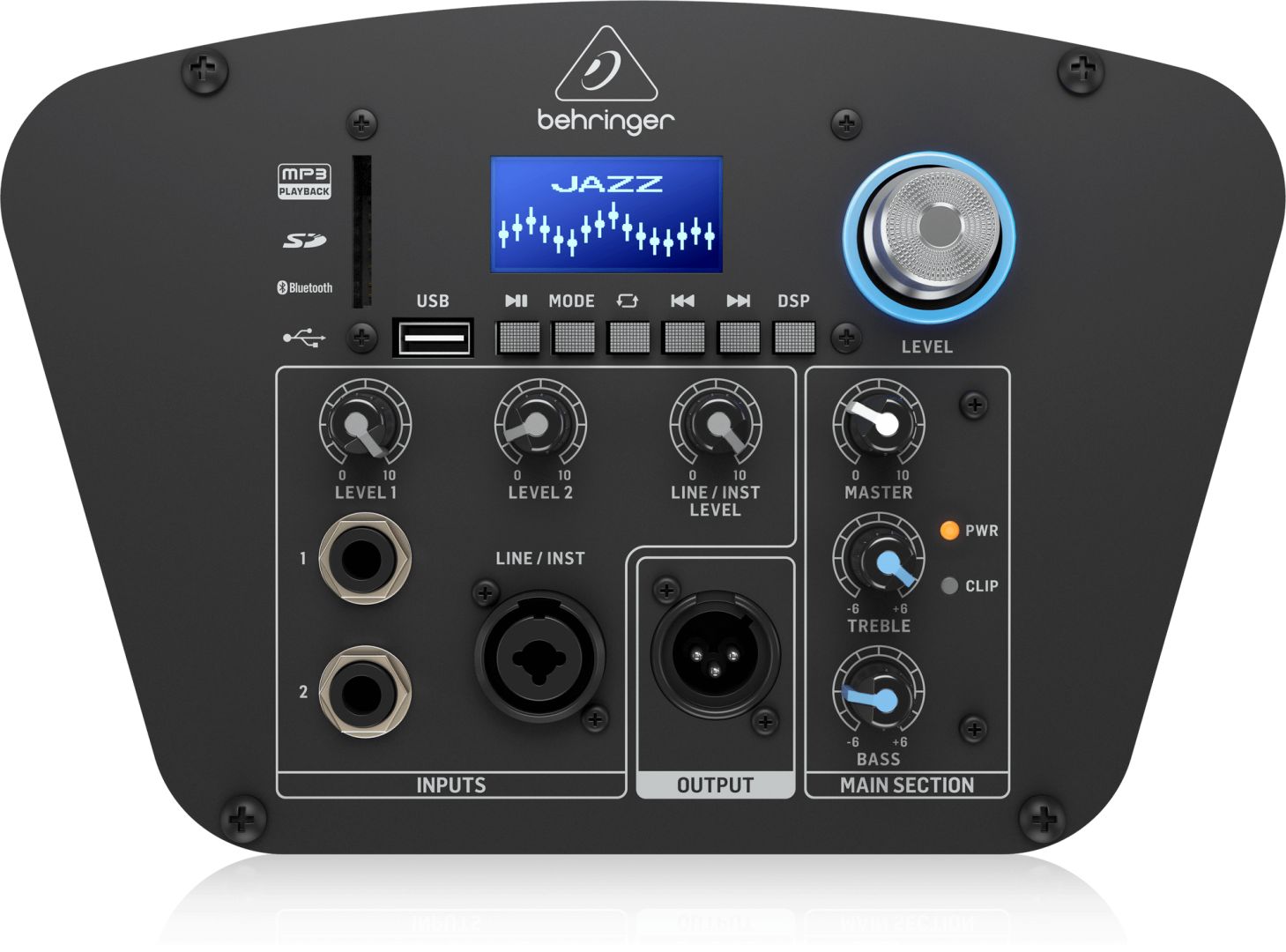 Behringer C210 200 Watt Powered Column Loudspeaker with an 8