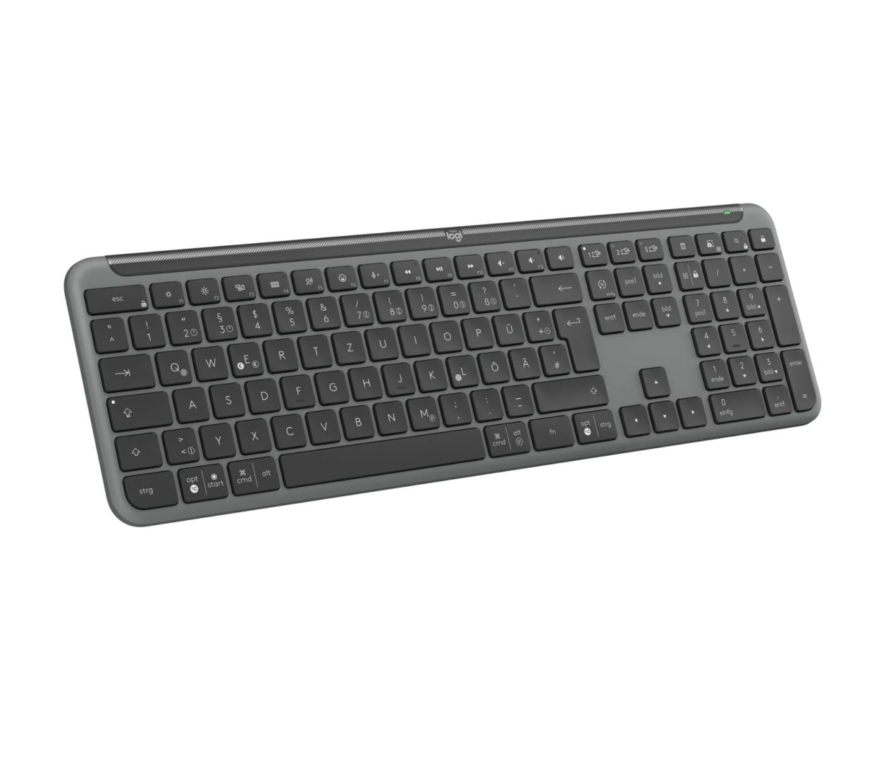 Logitech K950 Signature Slim Wireless Bluetooth Keyboard Graphite US