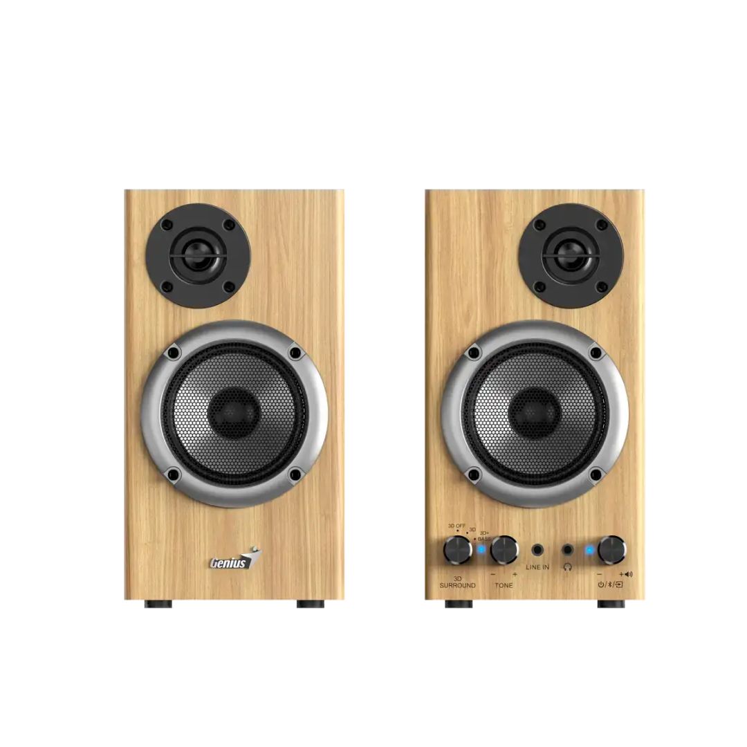 Genius SP-HF520BT Bluetooth Speaker Pine Wood