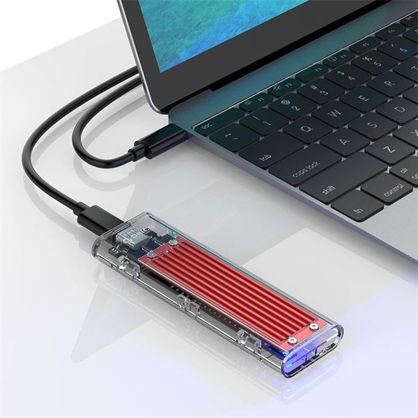 Orico TCM2-C3-RD-BP USB3.1 Type-C M.2 NVMe Enclosure Red