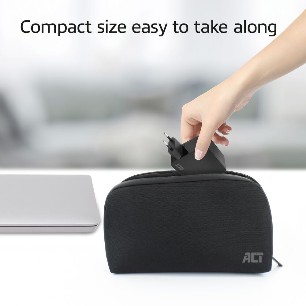 ACT AC2010 20V / 3,25A 65W Type-C univerzális hálózati notebook töltő