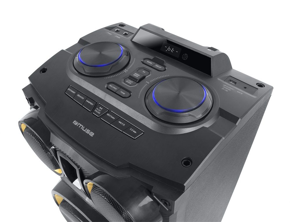 Muse M-1988 DJ Bluetooth Party Box Speaker Black