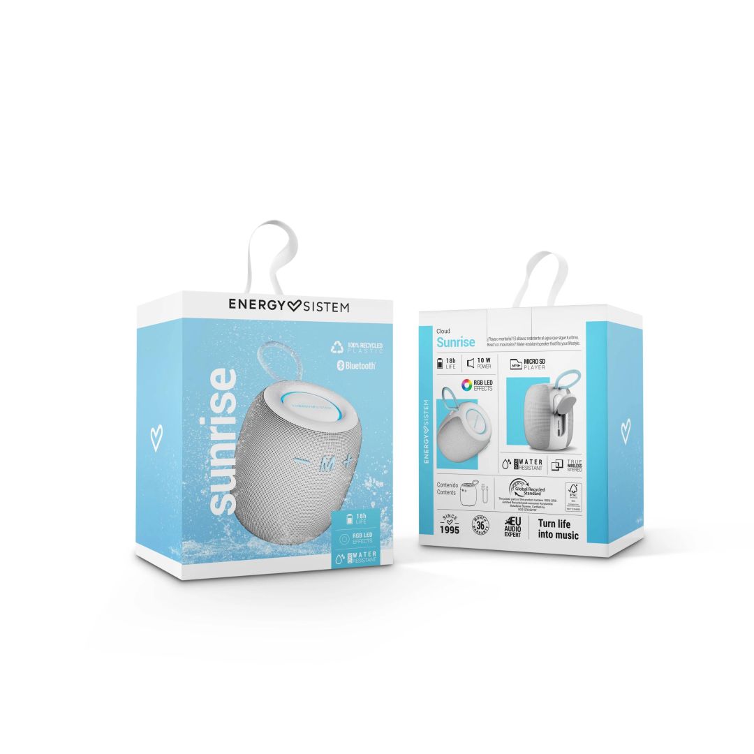 Energy Sistem Sunrise Bluetooth Speaker Grey