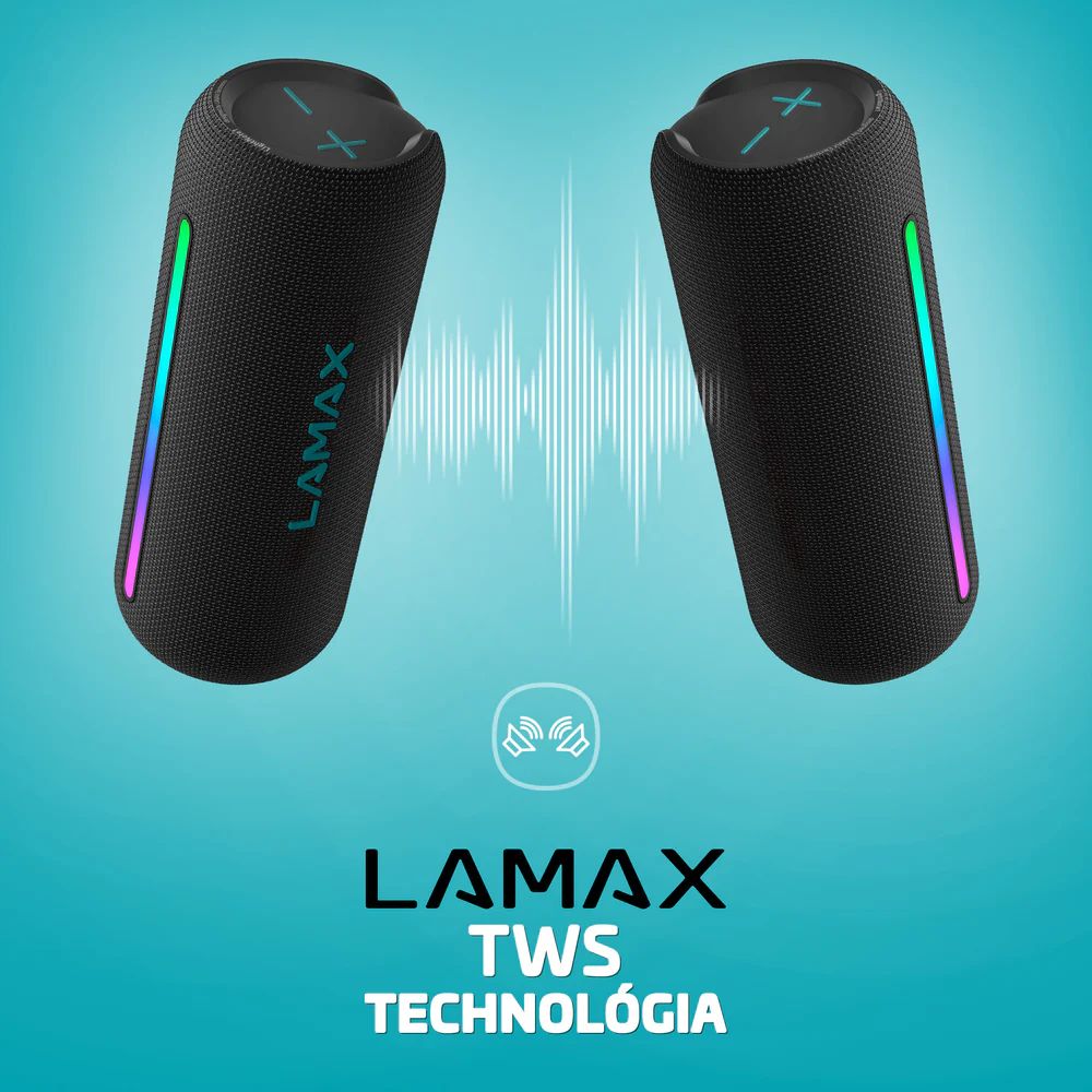 Lamax LightNote1 Bluetooth Speaker Black
