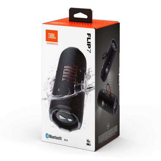 JBL Flip 7 Portable Waterproof Bluetooth Speaker Black