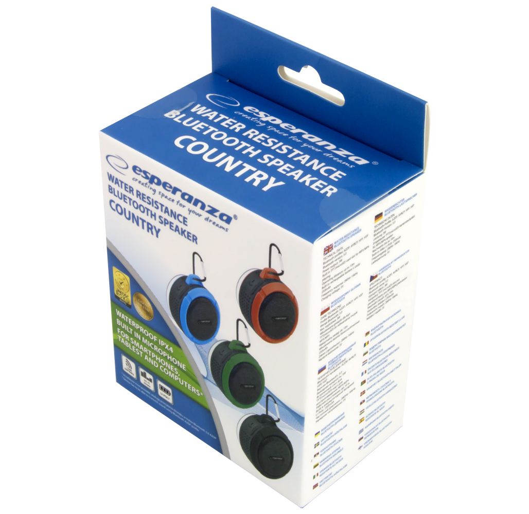 Esperanza EP125KG Country Bluetooth Speaker Black/Green