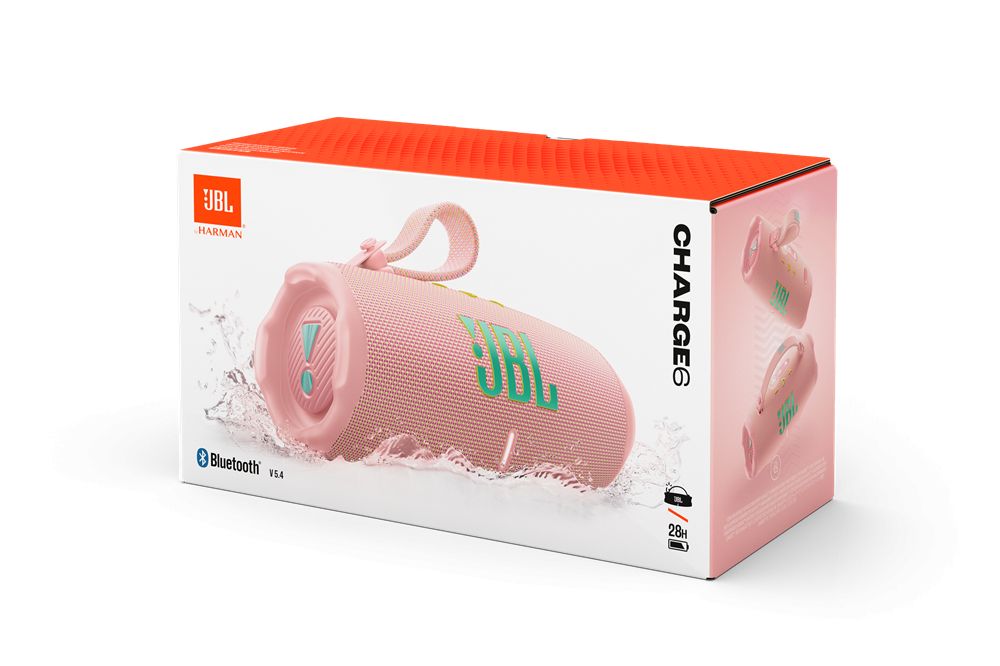 JBL Charge 6 Bluetooth Speaker Pink