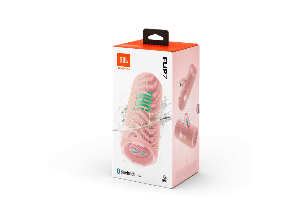 JBL Flip 7 Portable Waterproof Bluetooth Speaker Pink
