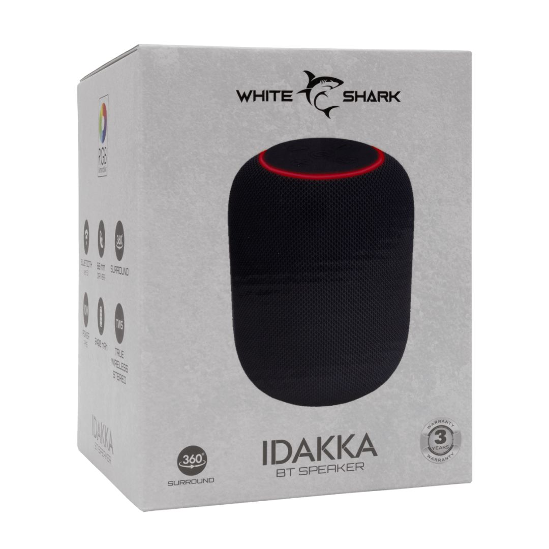 White Shark Idakka Speaker Black